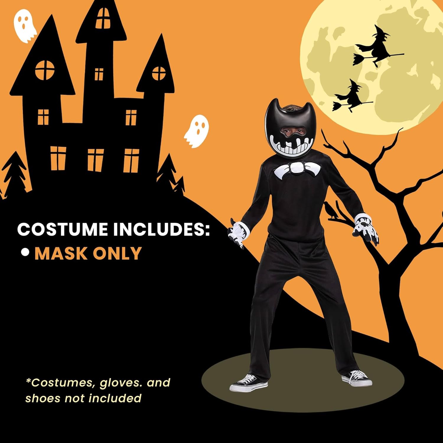 Bendy and the Ink Machine Costume Mask for Boys