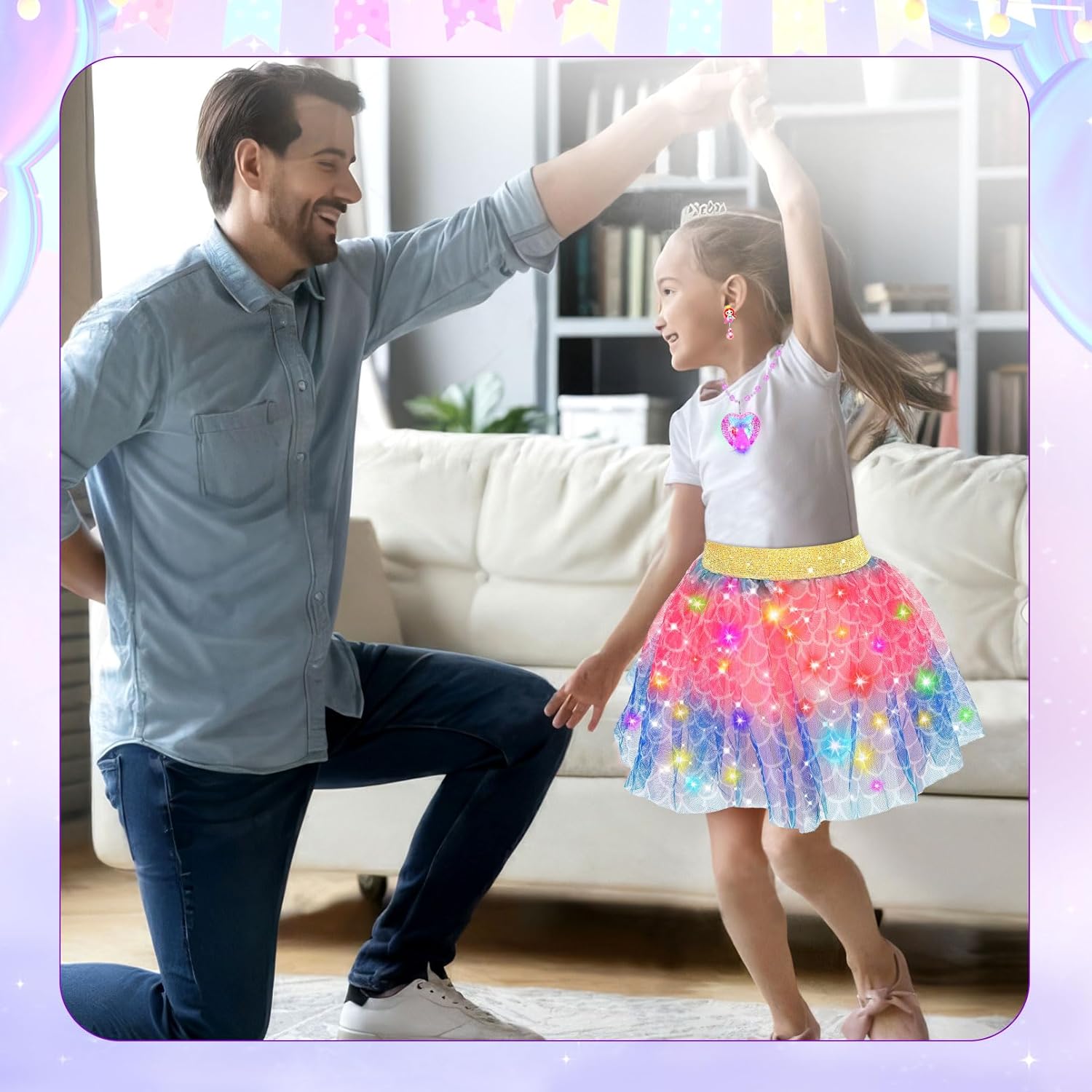 Light-Up Princess Dress Up for Girls 4-6
