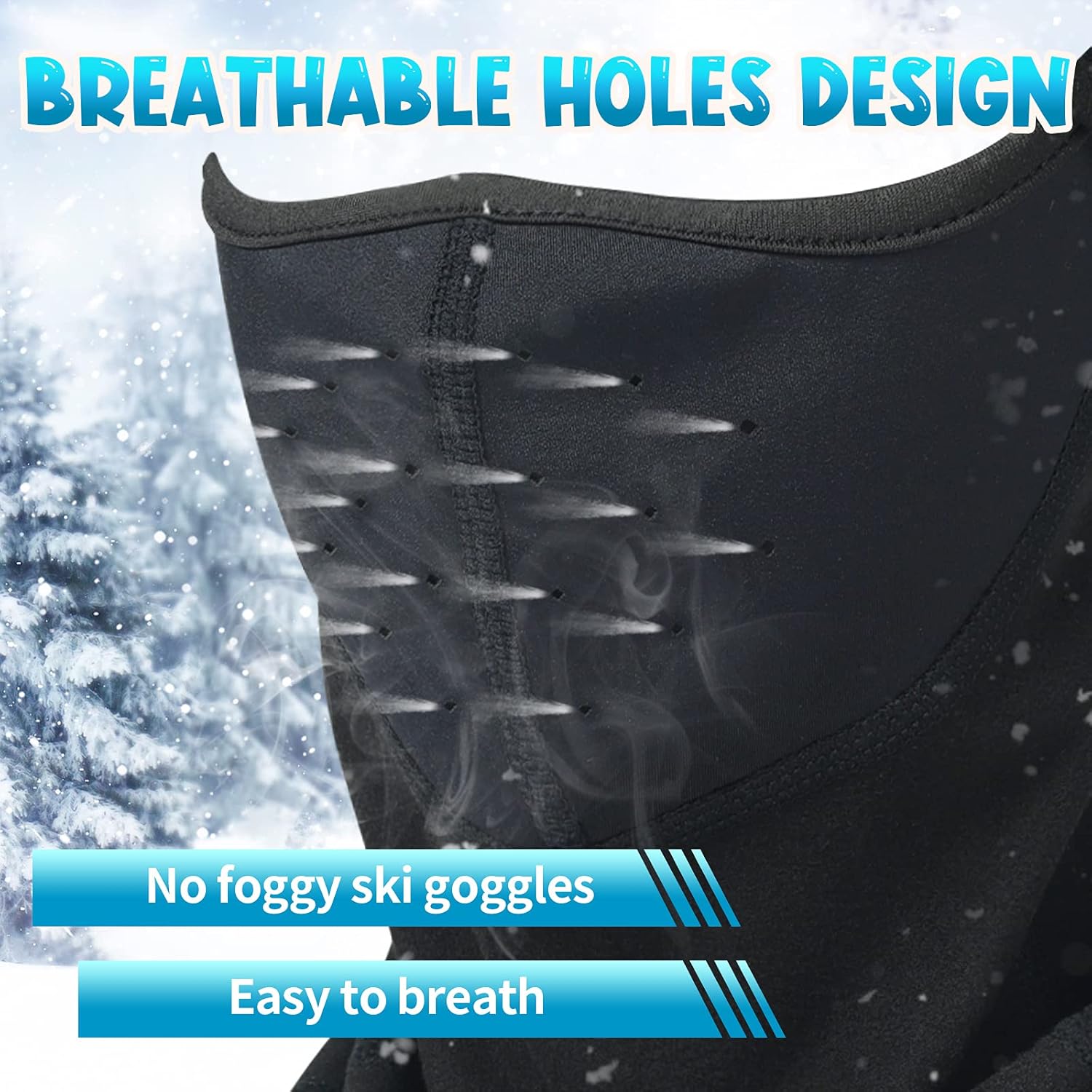 Venswell Kids Ski Mask Windproof and Breathable Neck Face Warmer