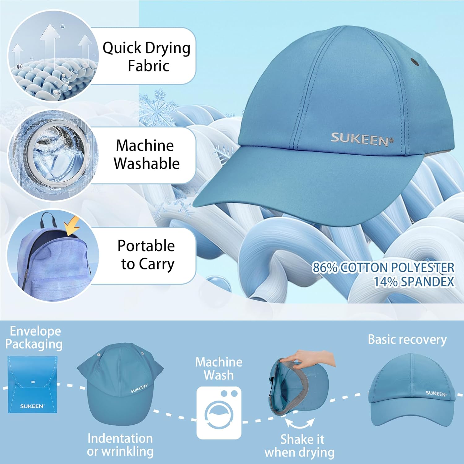 Sukeen Kids Sunhat Baseball Cap