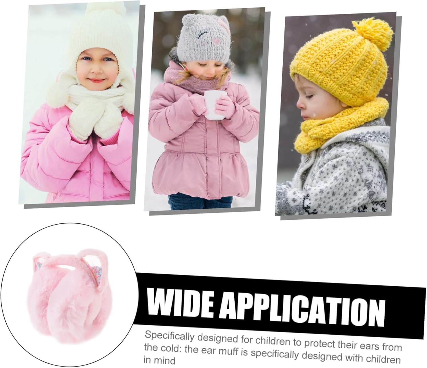 LIFKOME Winter Earmuffs for Kids