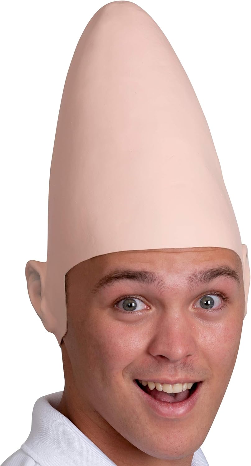 Alien Cone Headpiece - Stretchy Non-Toxic Headcap for Halloween More