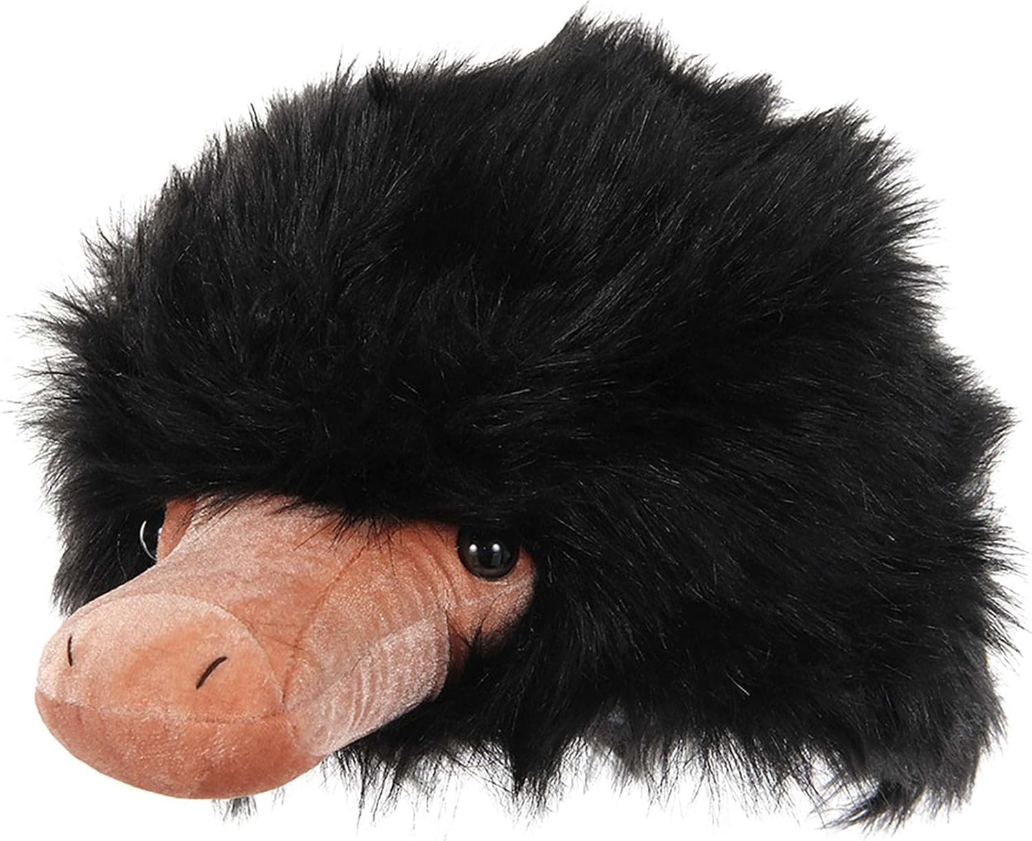 Plush Niffler Hat for Adults Faux Fur Plastic Eyes and Adjustable