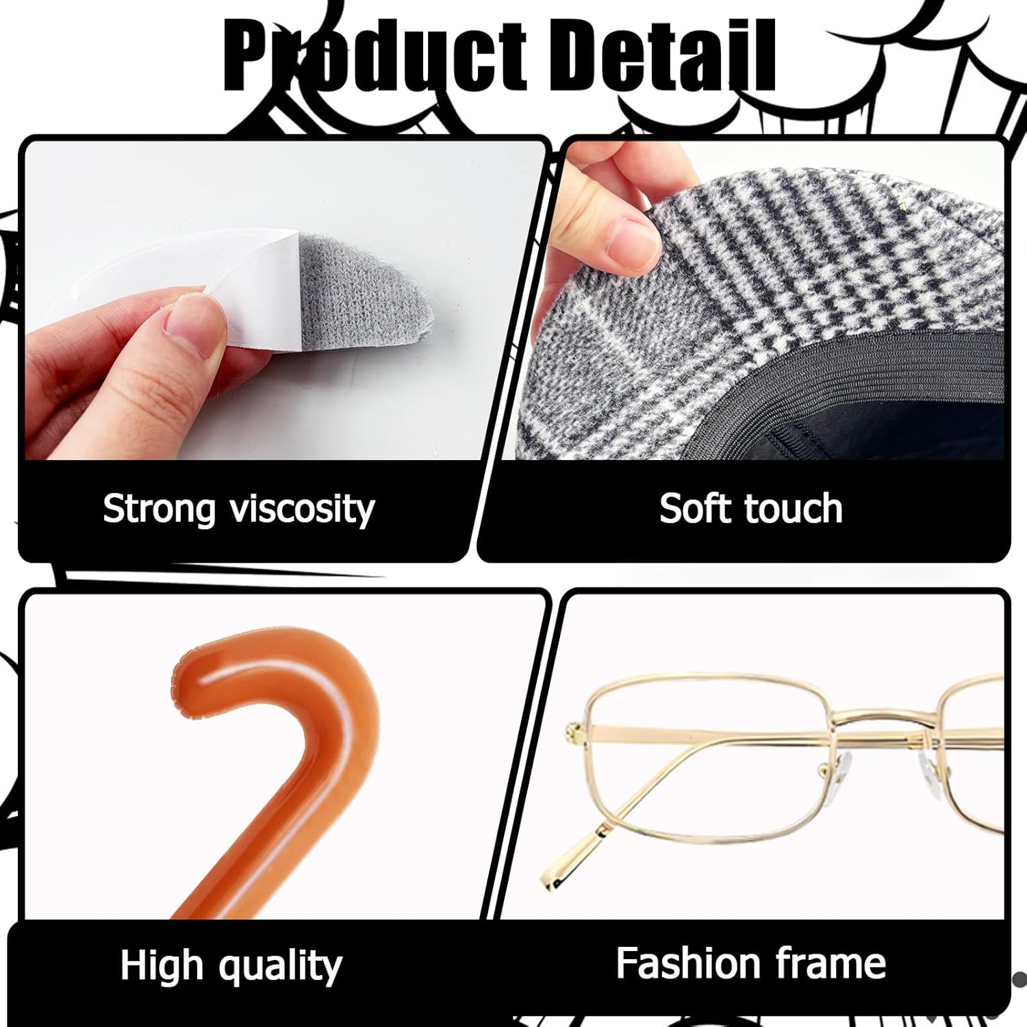 Xanllaxa 5-Pcs Old Man Costume