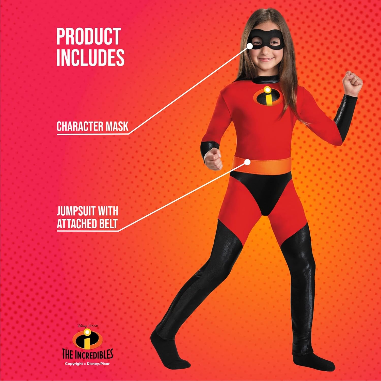 Make believe with herVertigo Disney The Incredibles Violet Dress
