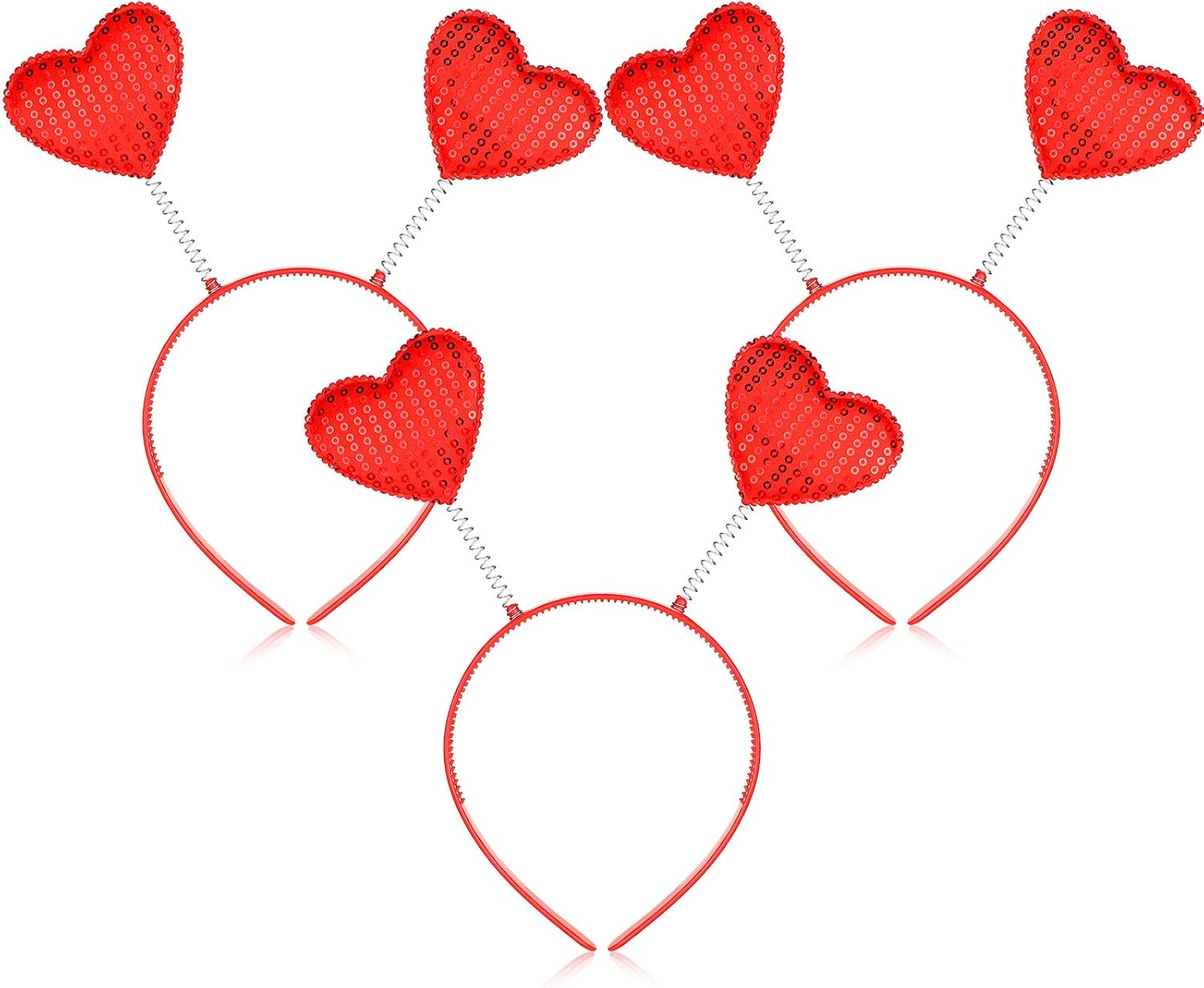 Valentines Day Red Heart Headband
