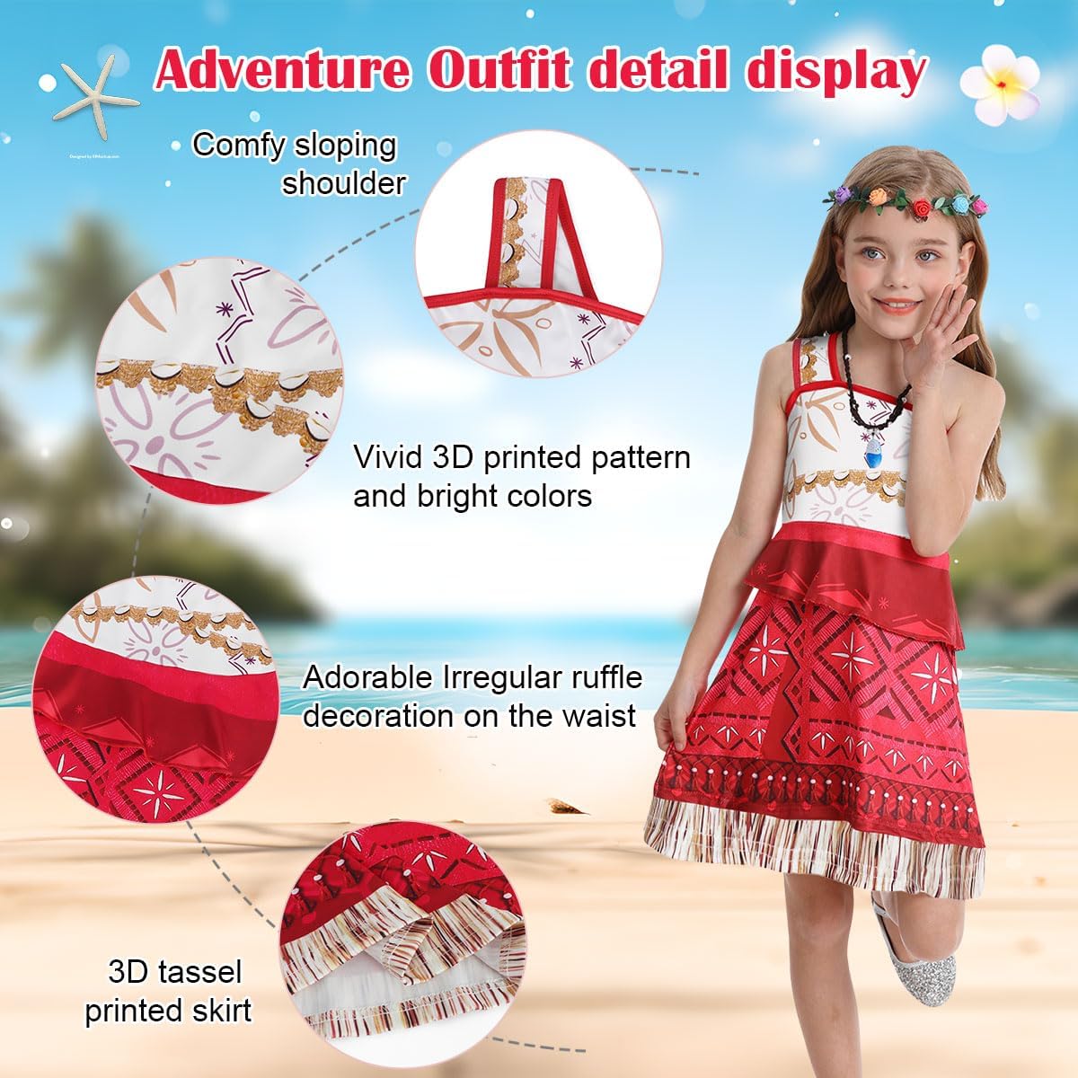 Adventure Princess Embroidery Dress Up Set