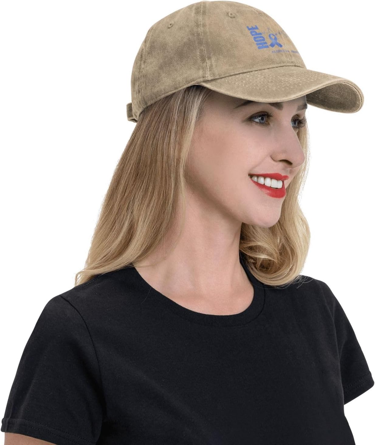RTATBY Hope for a Cure Alopecia Awareness Baseball Cap