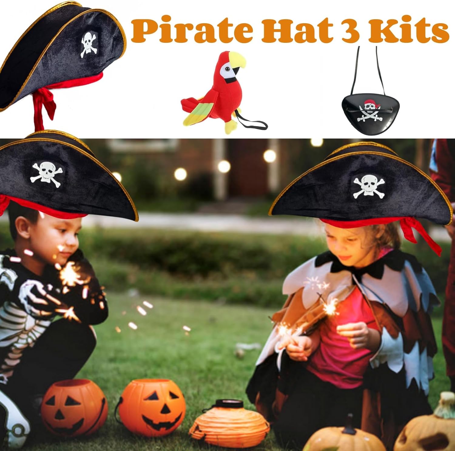 3-Piece Pirate Accessories Set