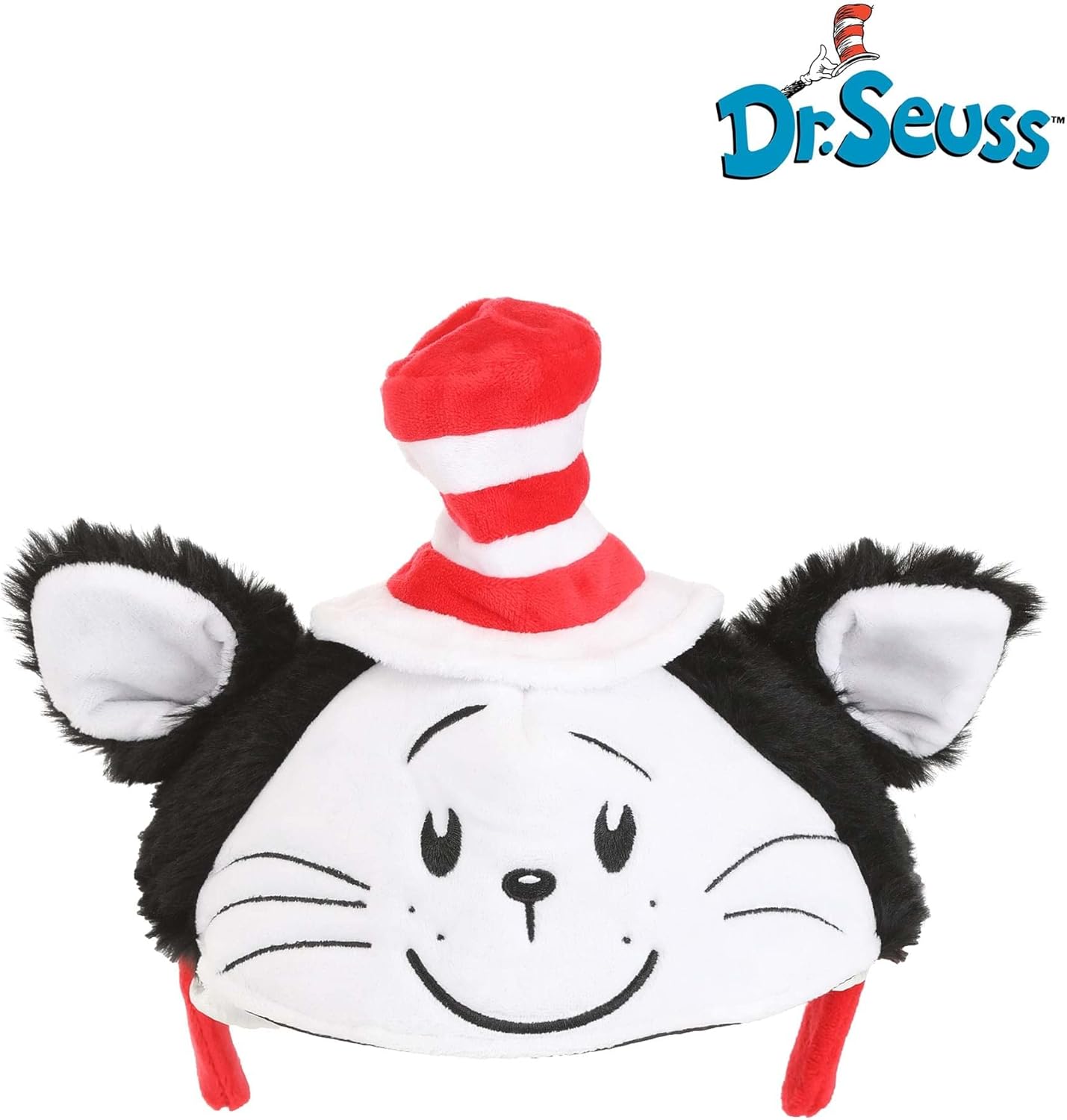 Dr Seuss Cat in the Hat Face Costume Headband for Adults Kids