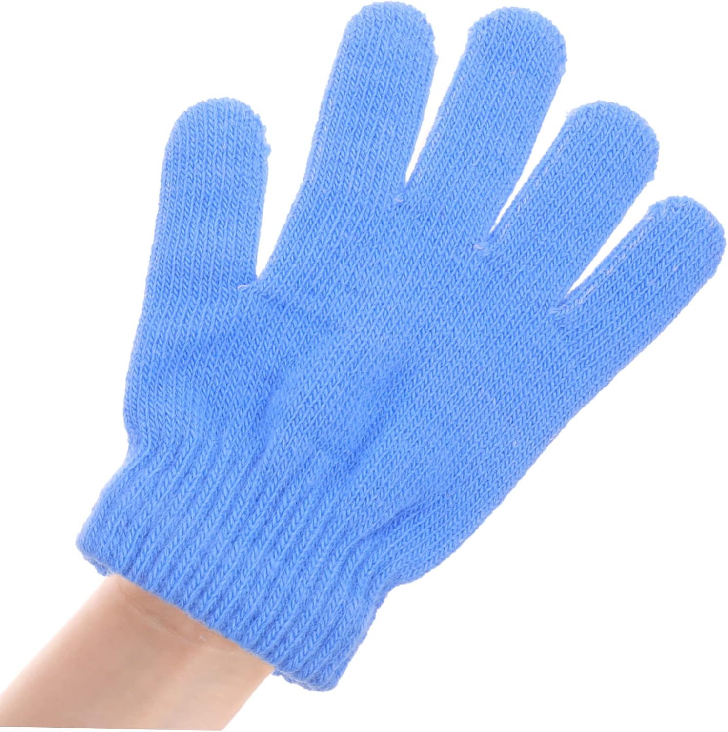 FRCOLOR Kids Winter Gloves - 6 Pairs Fleece Mittens