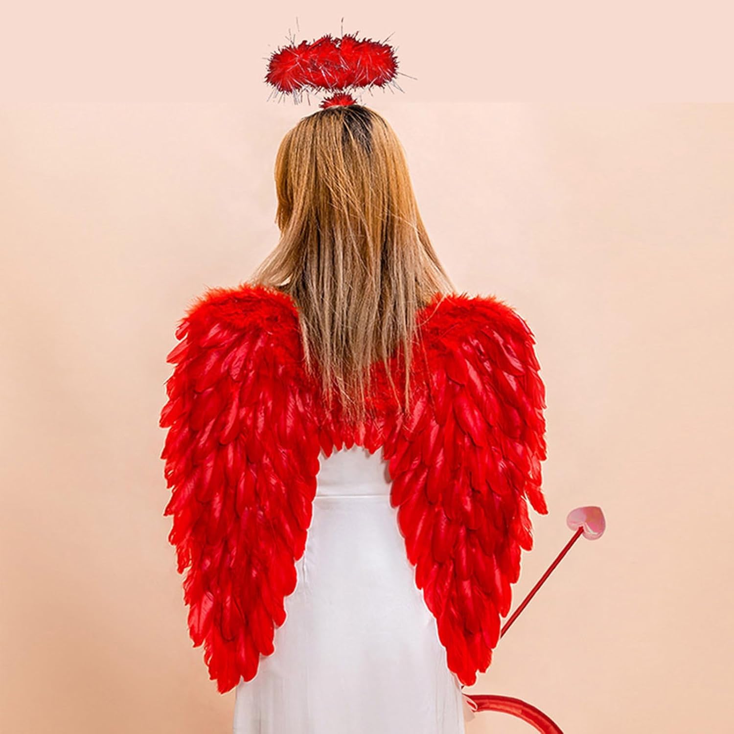 Kephay Valentines Cupid Costume Set for Adults Kids and Toddles
