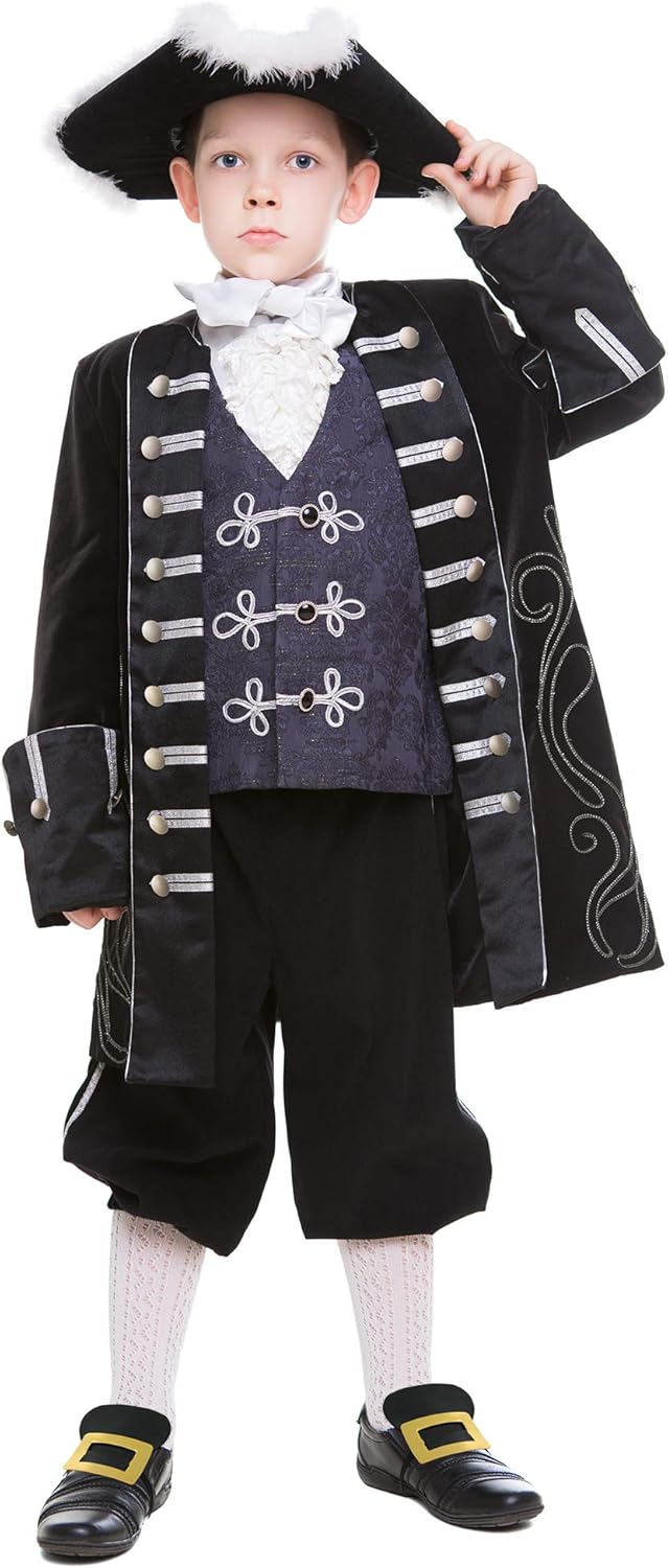 Skeleteen Shoe Buckles Gold Colonial Accessories for costume fun