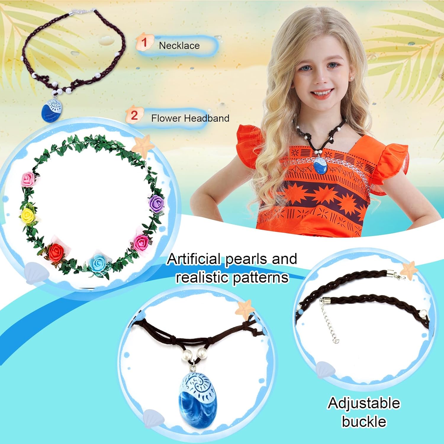 AmzBarley Princess Party Set