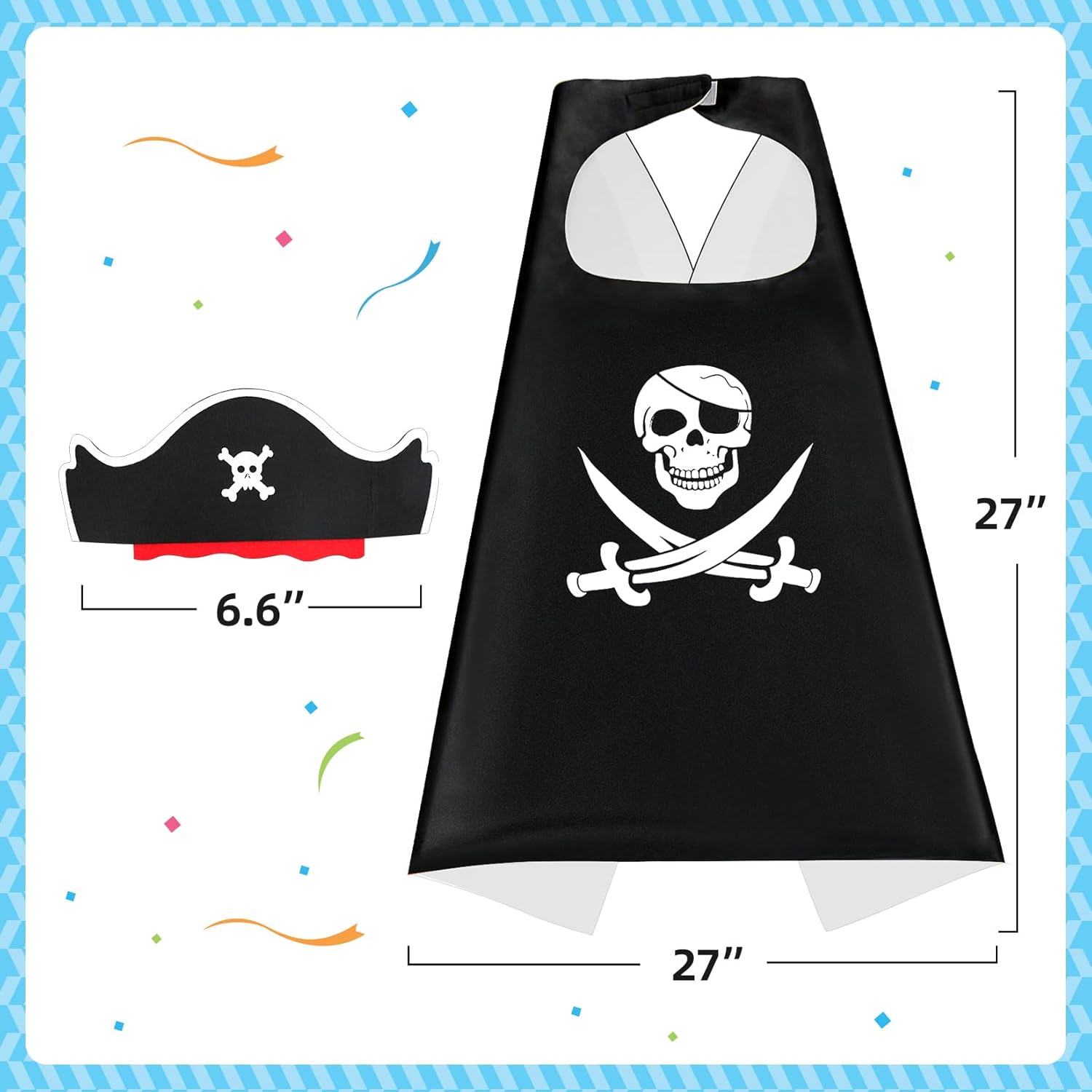 Mizzuco Pirate Kids Costume Play Set