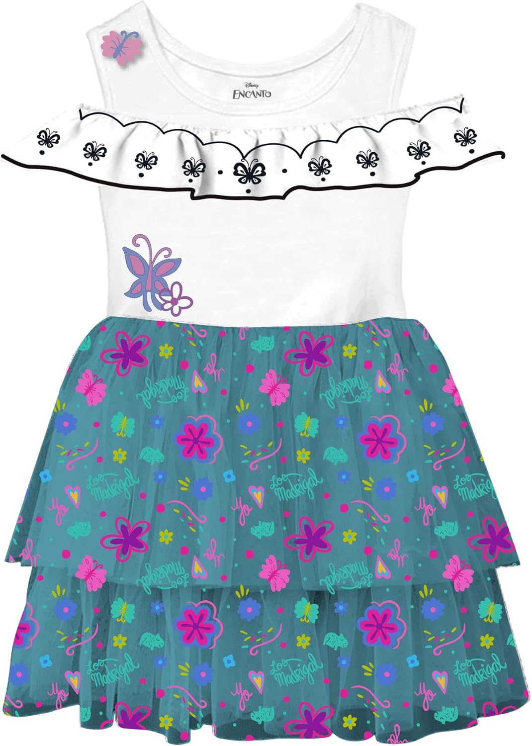 Disney Mirabel Encanto Ruffle Skirt for Girls