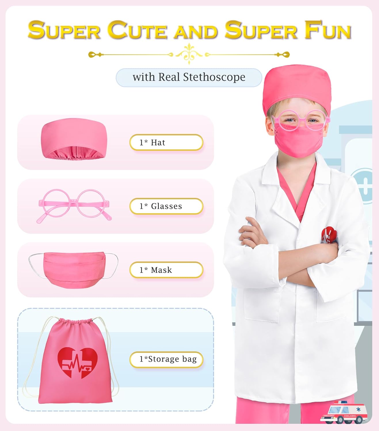 Medical Kids Costumes - Doctor for Girls and Boys