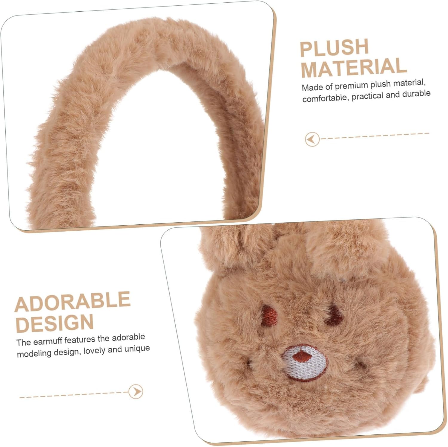 Adorable Cartoon Animal Earmuffs for Winter