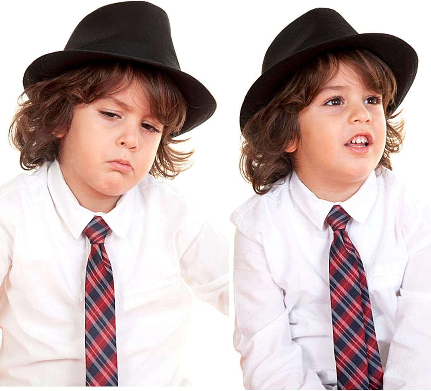 UTOWO Boys felt fedora hat