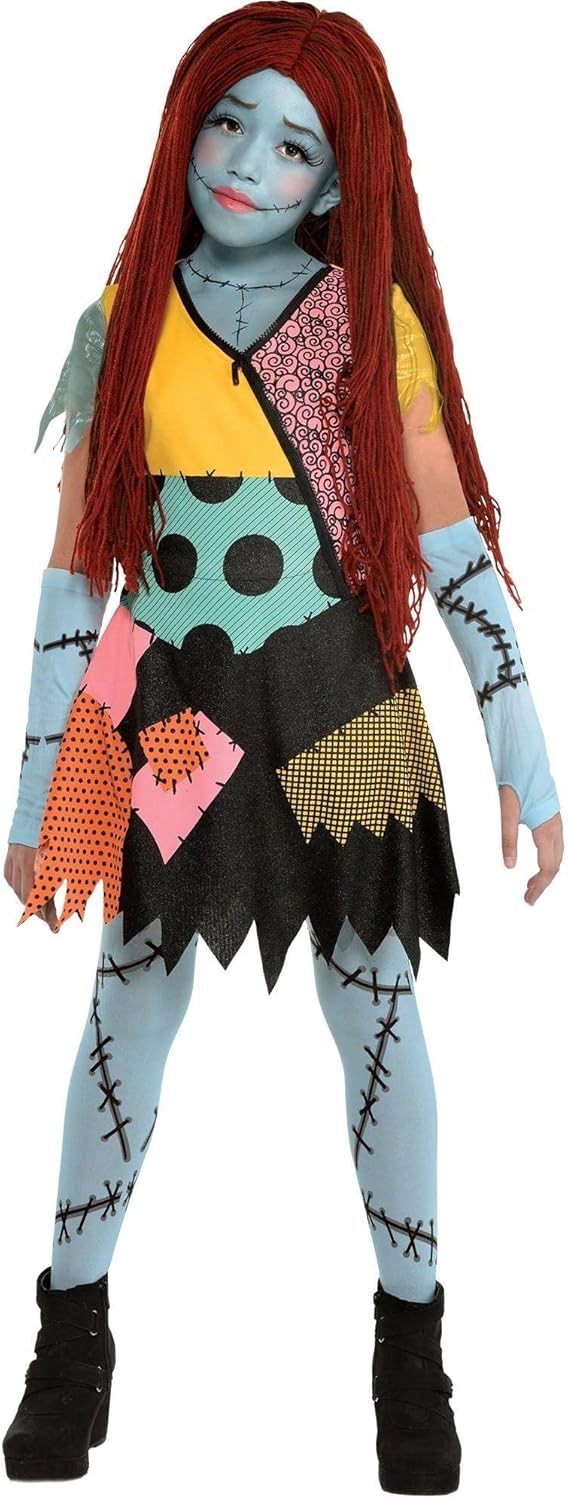 Sally Halloween Costume for Kids - Nightmare Before Christmas - Amscan Costume