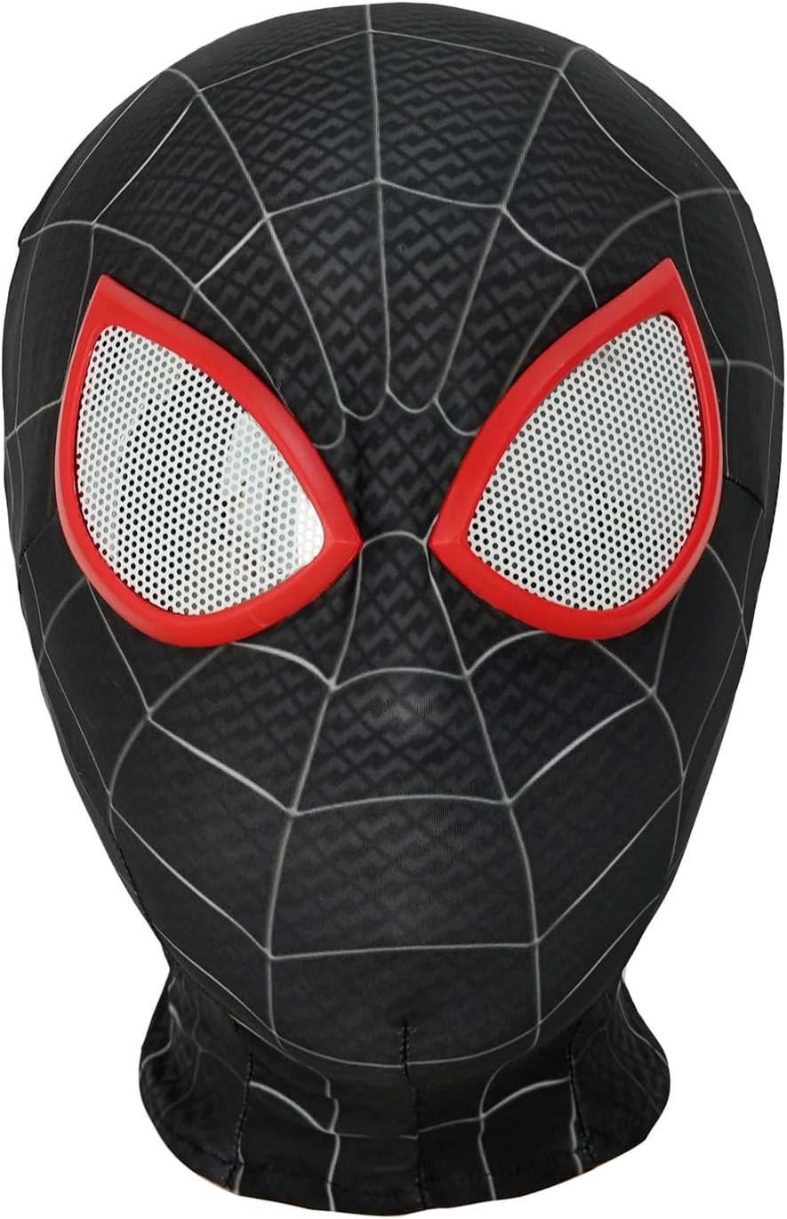 Role-Play Halloween Mask Set - Stretchy SpiderLens Masks for Kids Adults