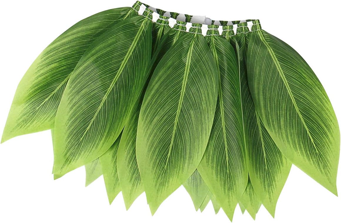 Imaginative Kids Costume Hawaii Leaf Skirt for Girls Boys