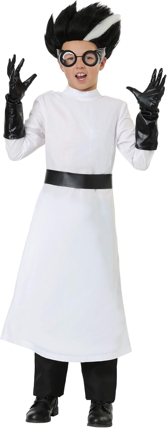 Mad Scientist Costume Kids Jack-o-Lantern Look