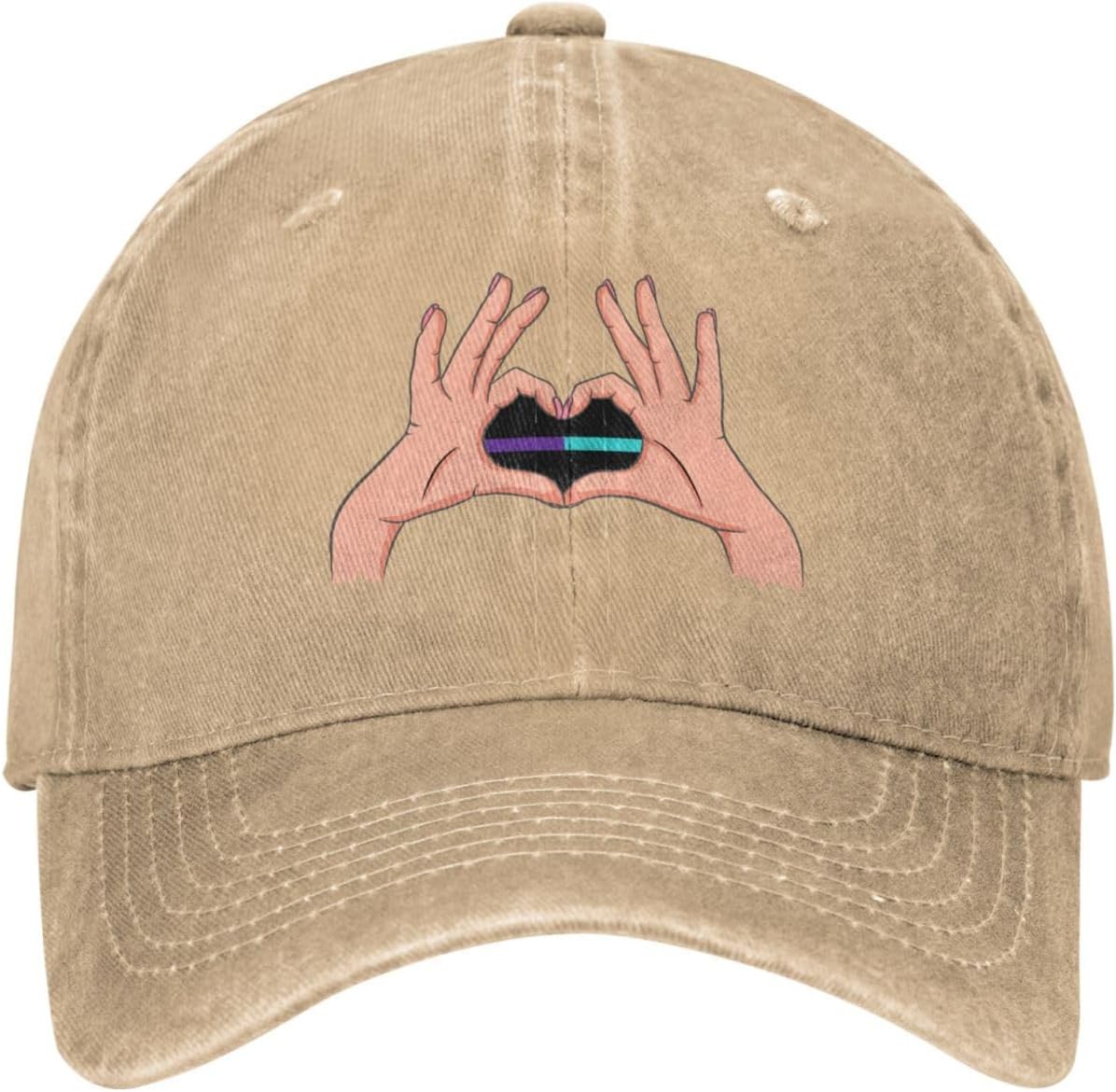 Holding A Heart Unique Design Baseball Cap