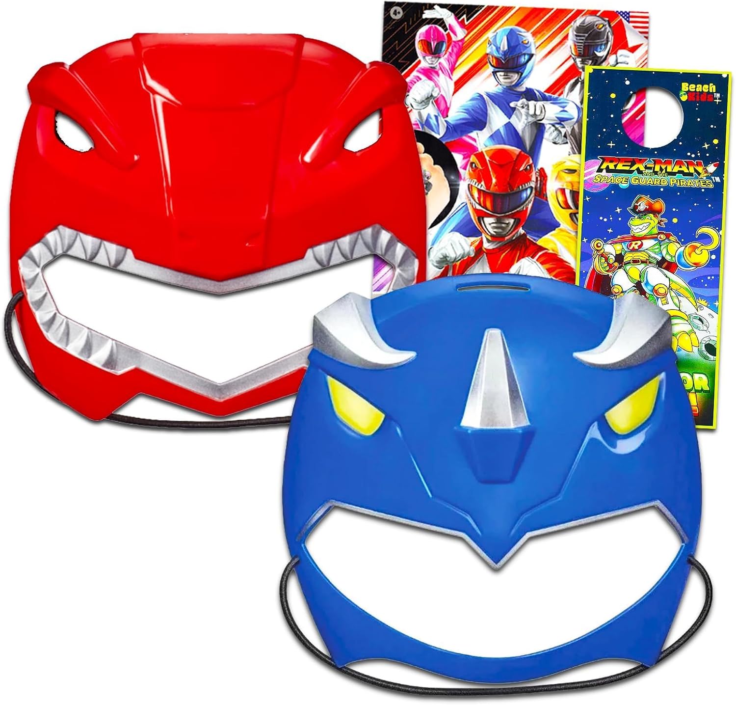 Power Rangers Masks Set - Bundle 2 Pack Perfect for Kids