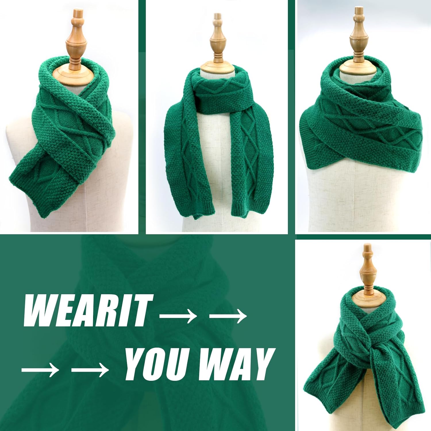 YATANAM Toddler Scarf Warm and Soft Stretch Winter Neck Warmer for Kids