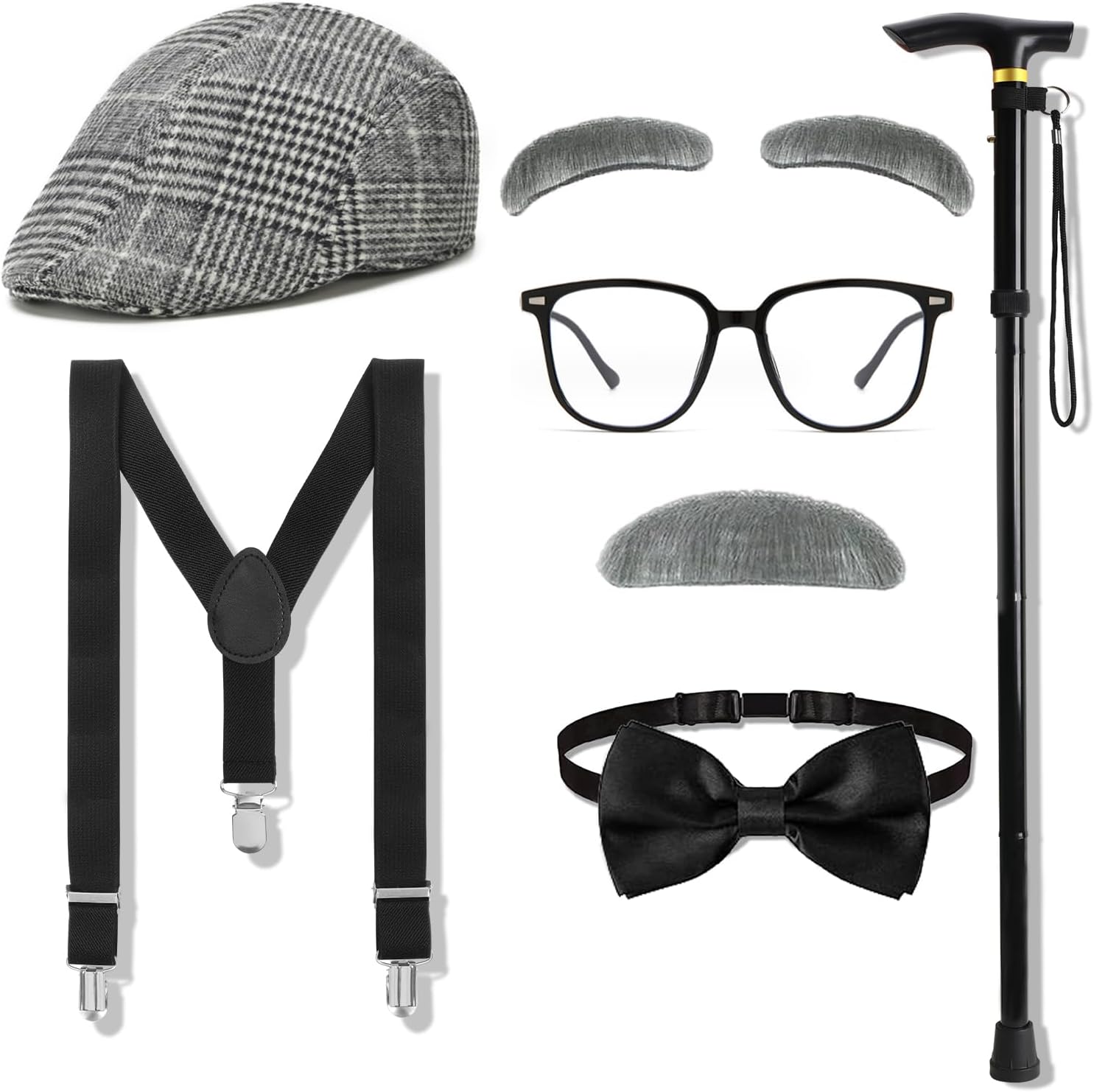 Patemby Old Man Costume for Kids Kids Costume Set