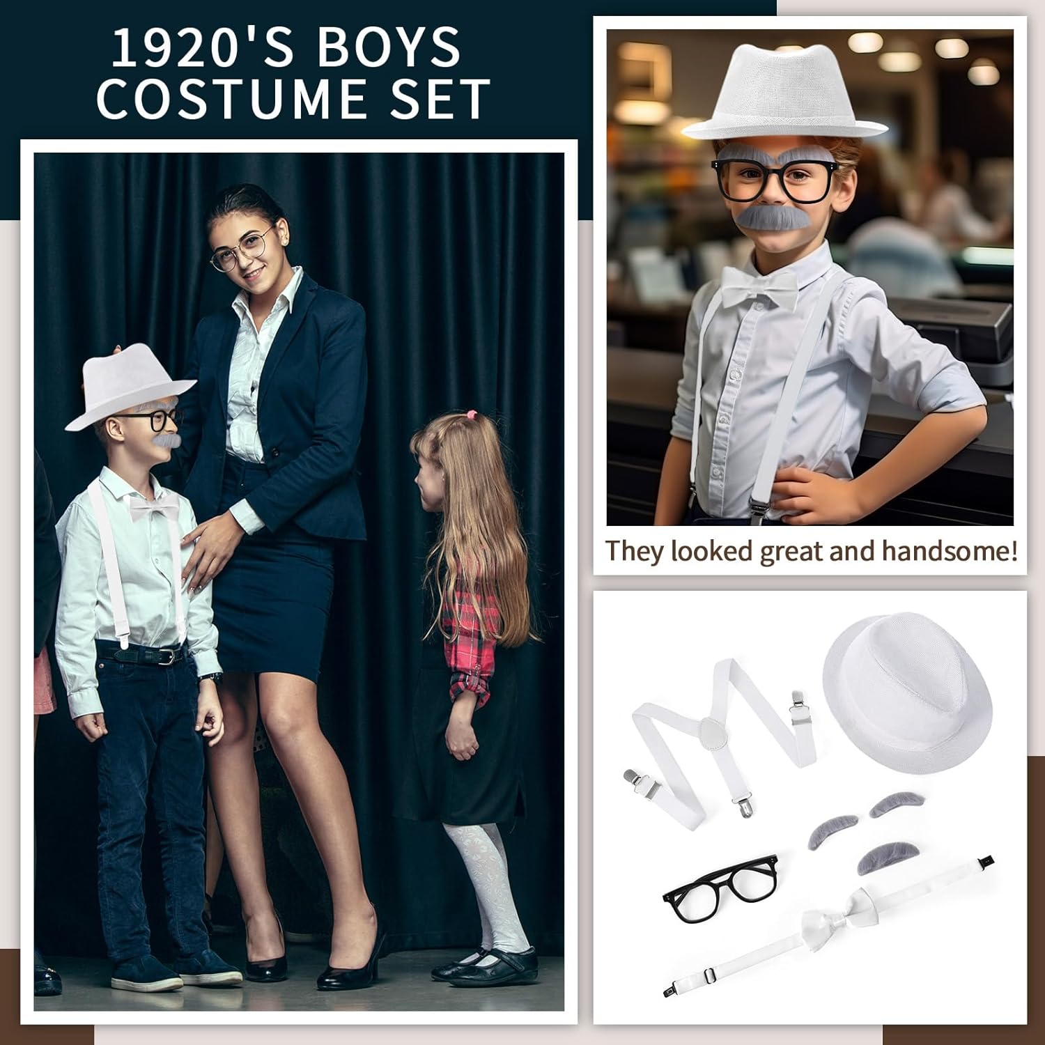 1920s Gangster Costume Set for Boys - Coming Soon