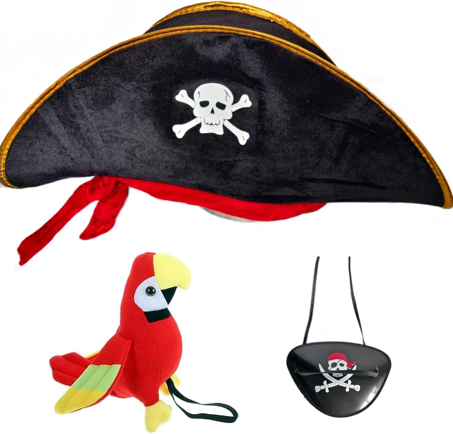 3-Piece Pirate Accessories Set