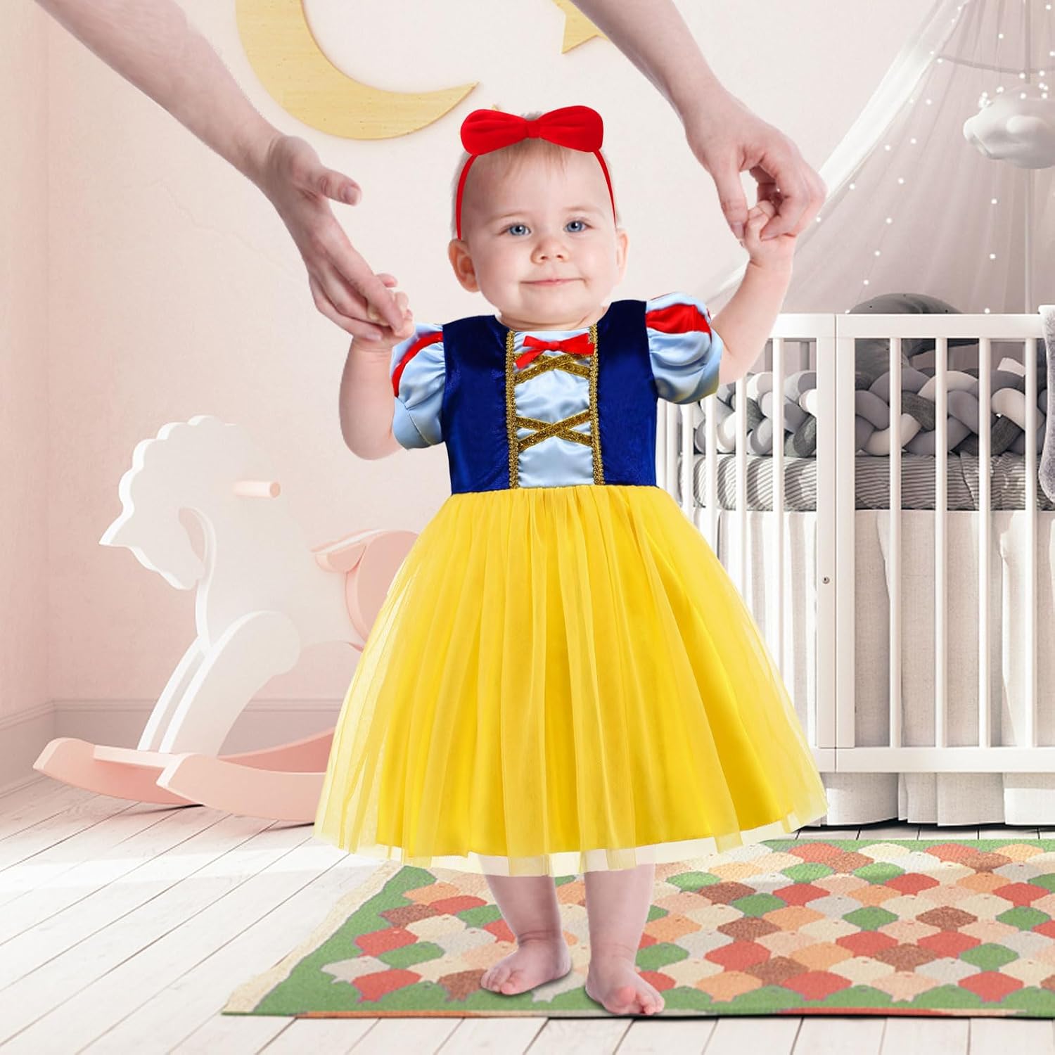 ICECUTE Princess Snow White Costumes for Toddler Girls - Adorable and Durable