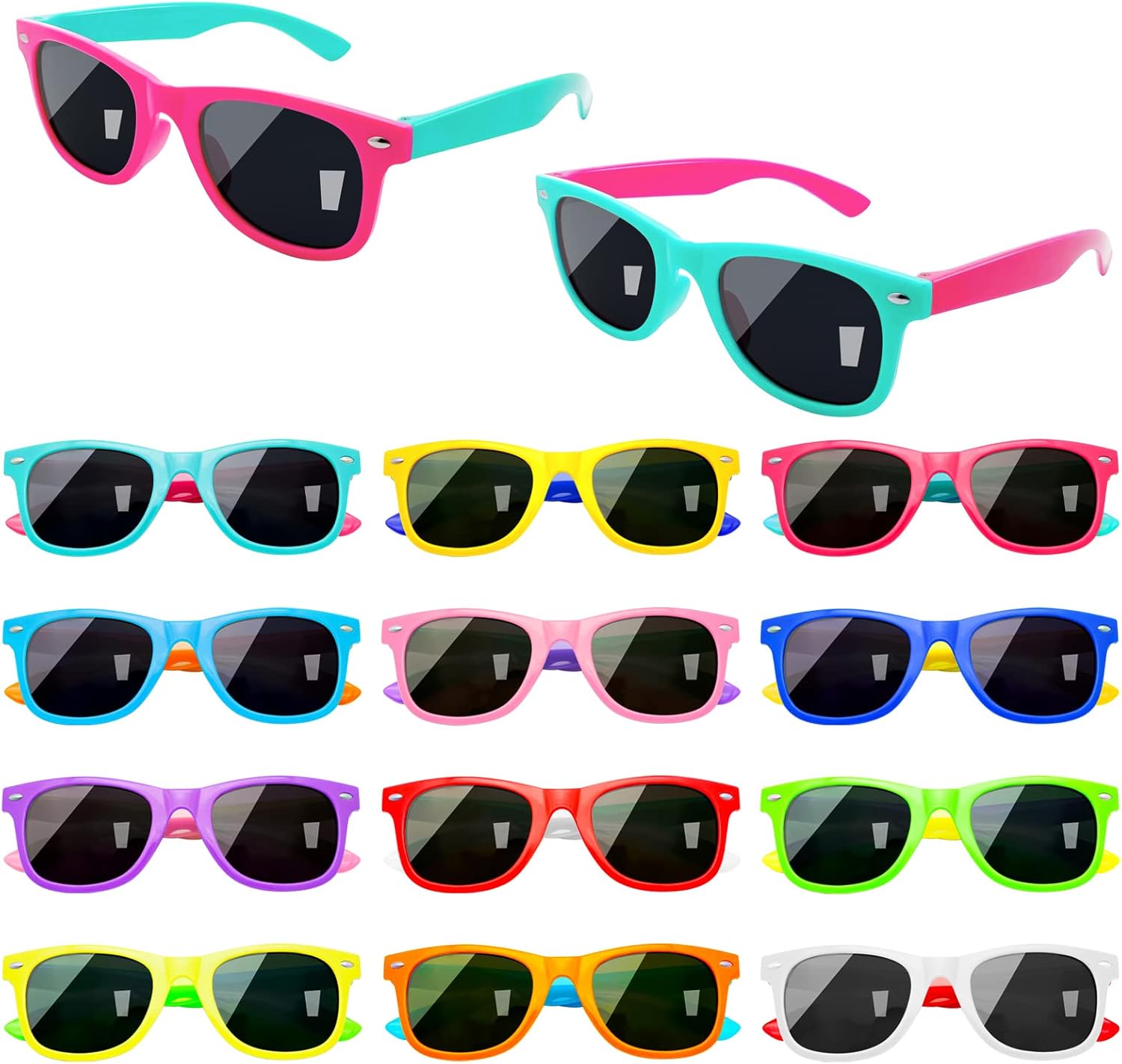 Matcheck Kids Square Sunglasses - Unique Stylish for 3-8