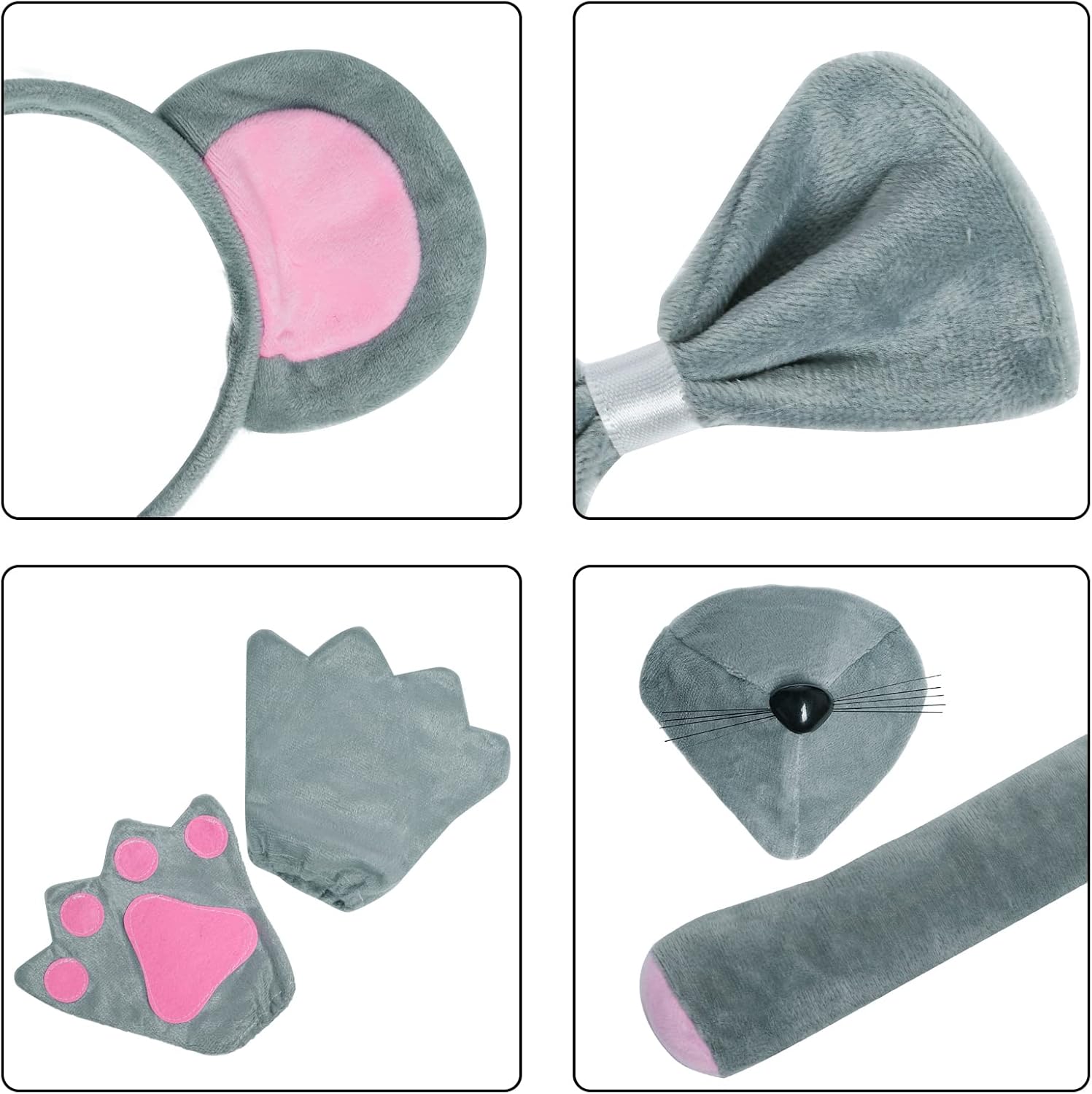 Perfect Mouse Costume Set for Girls Boys Halloween Party