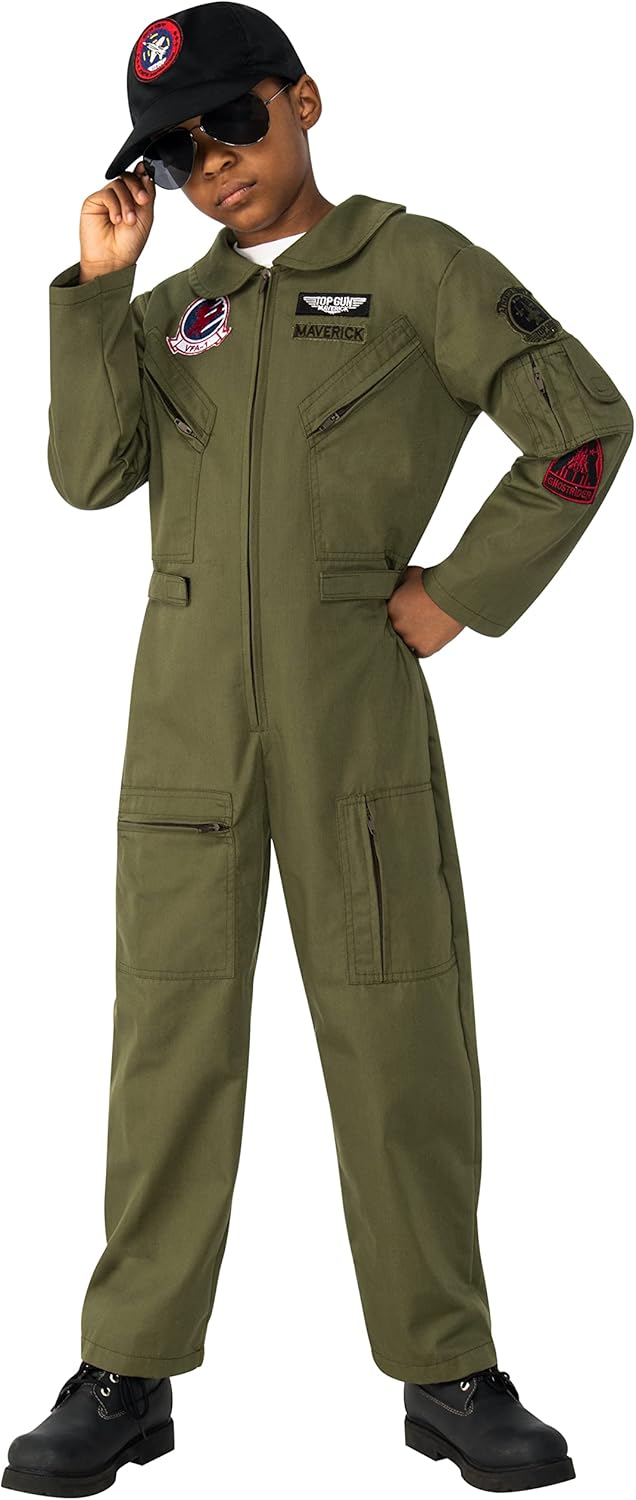 Rubies Childs Top Gun Maverick Flight Suit