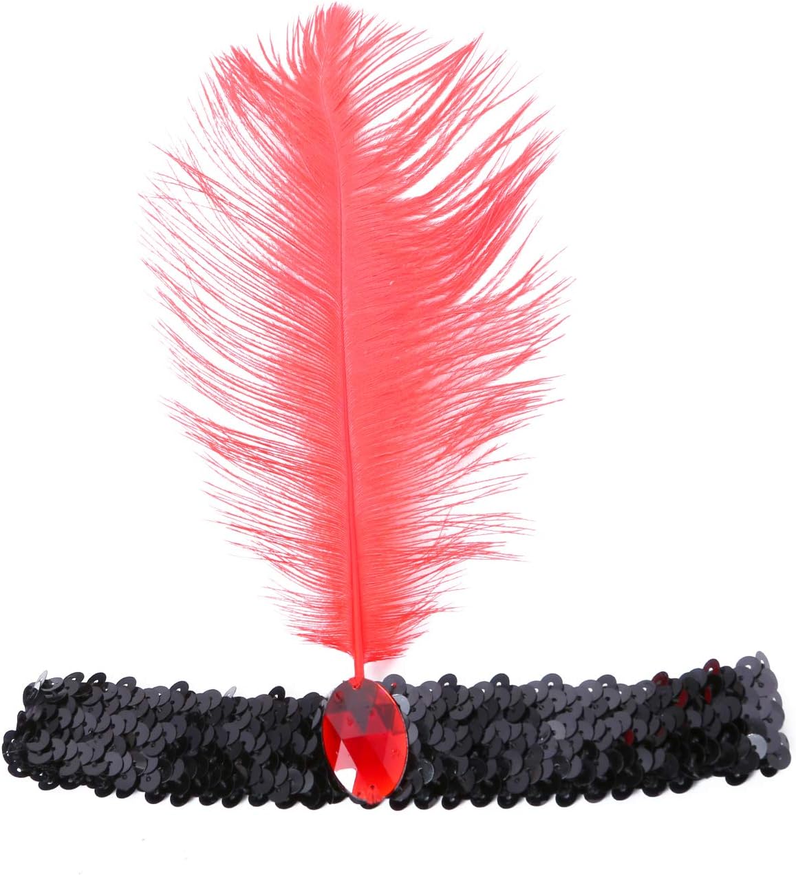 Leadtex Girls 20s Flapper Dress Costume with Feather Headband 1