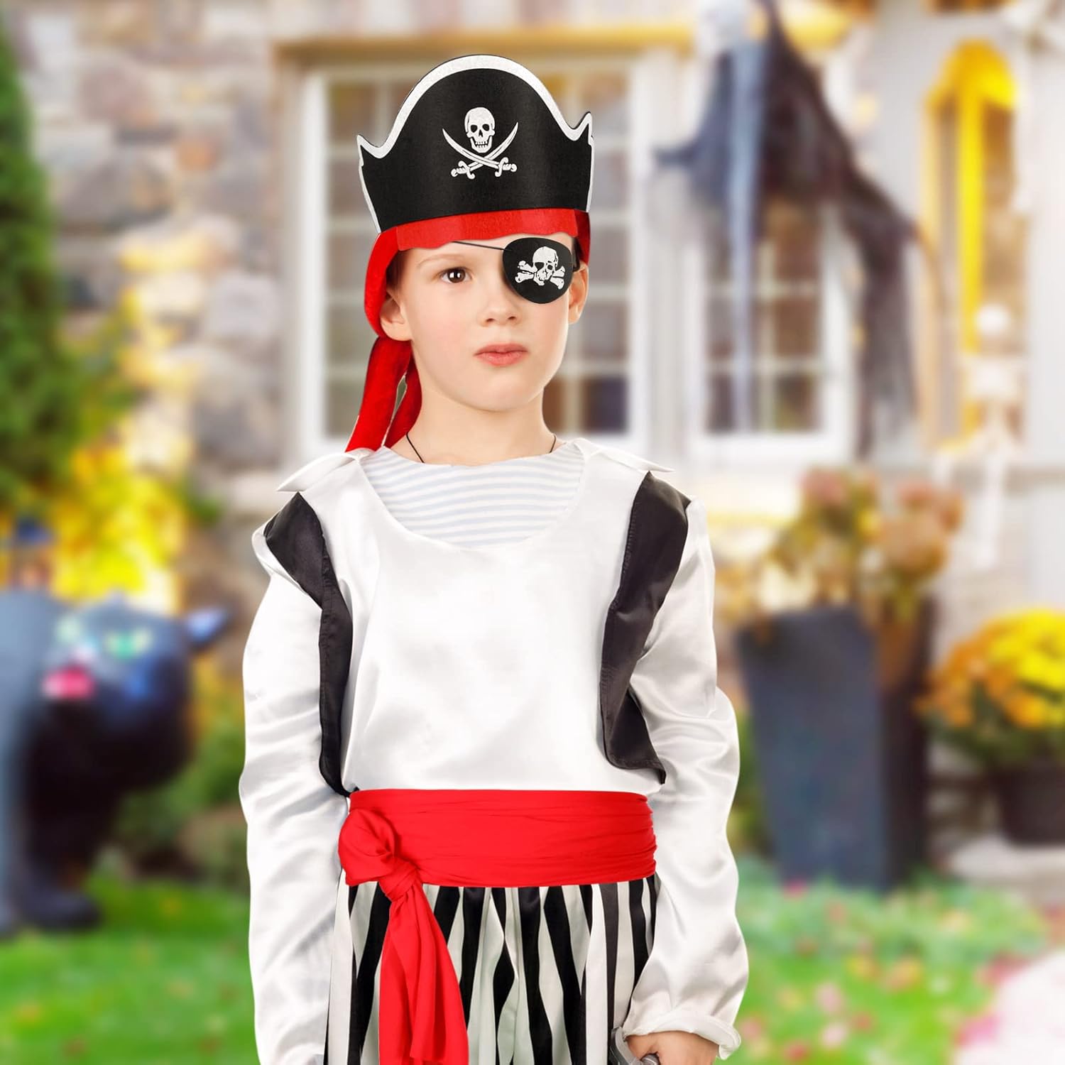 Vicenpal Pirate Costume Accessories Set for Kids Halloween