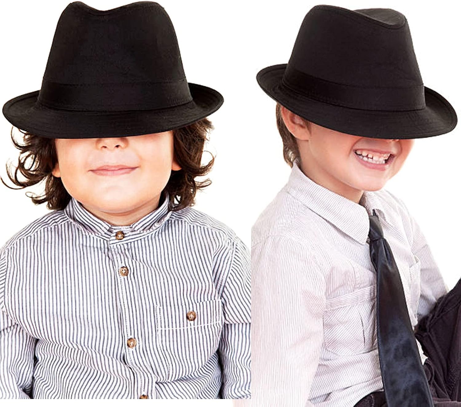 UTOWO Boys felt fedora hat