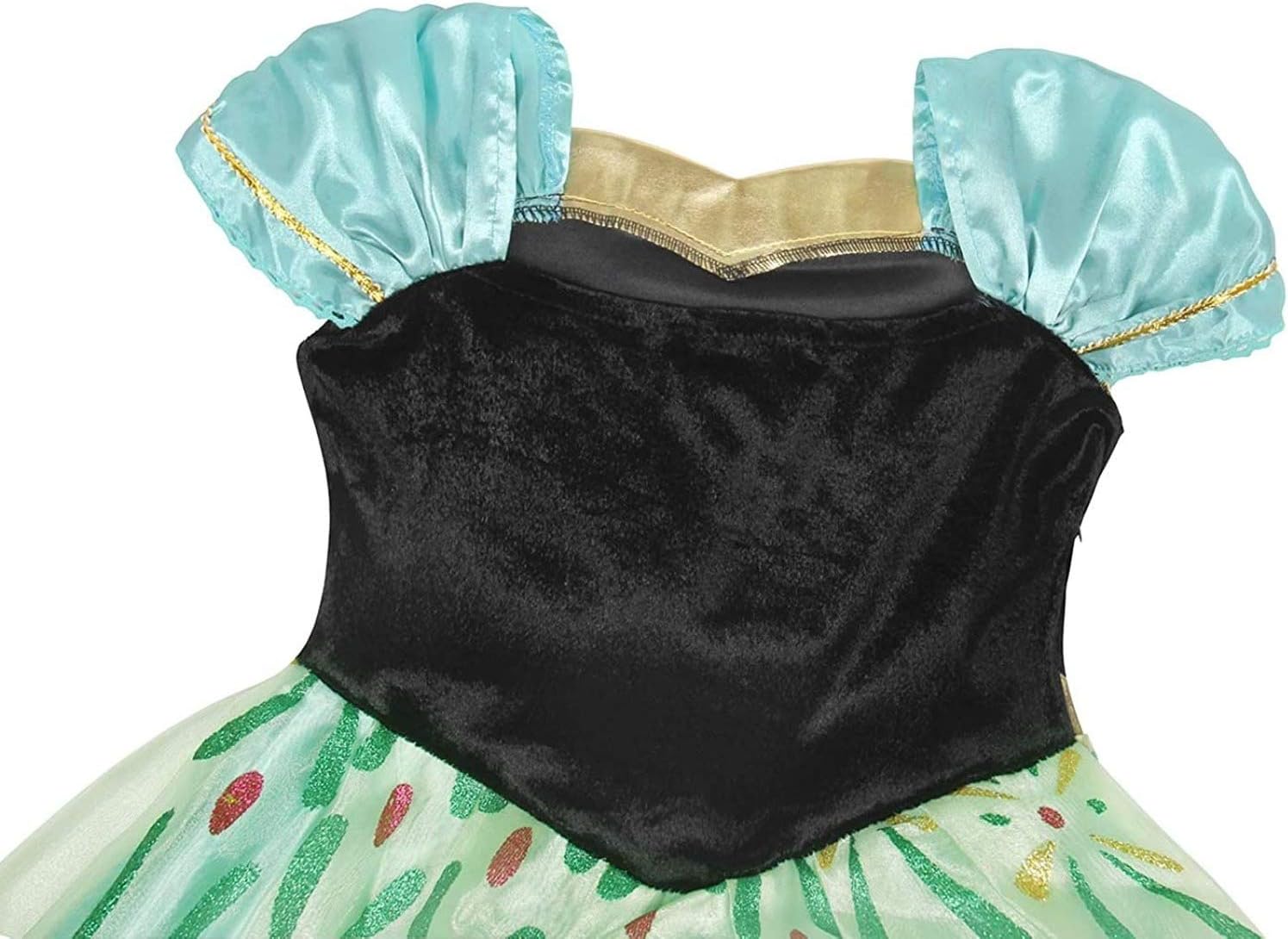 Green Girls Cosplay Dance Dress Princess Costume Ready to Glow