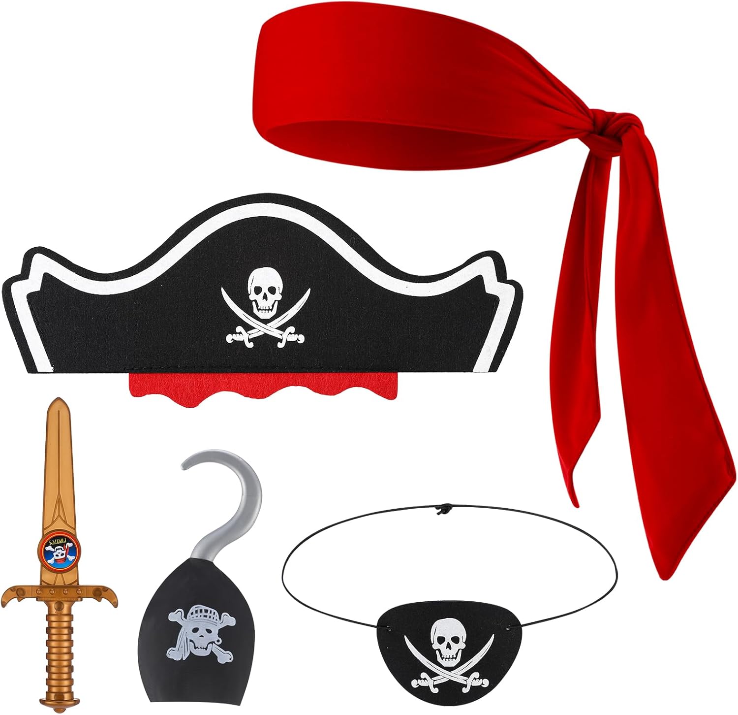 Perfect for Trick-or-Treating or Pirate Parties