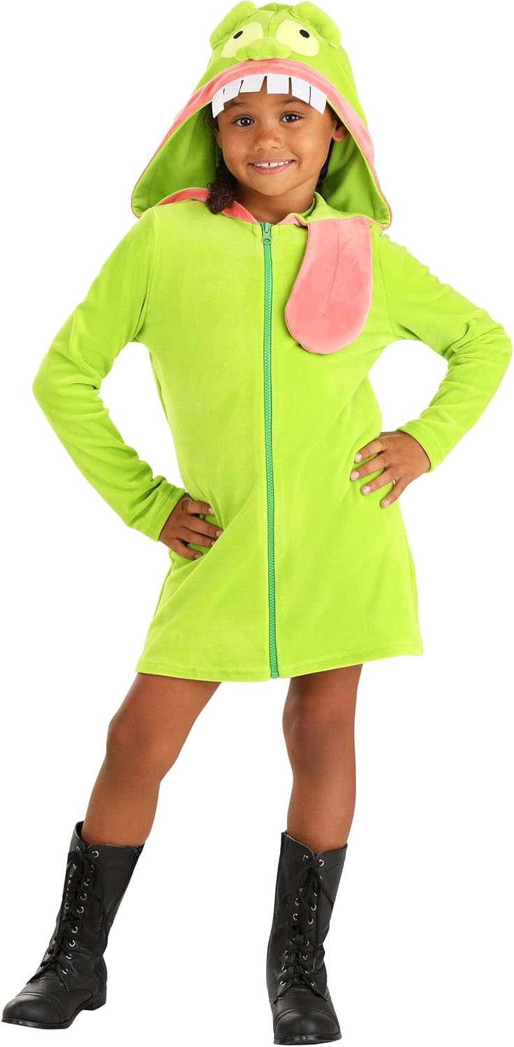 Kids Ghostbusters Slimer Costume Hoodie for Halloween