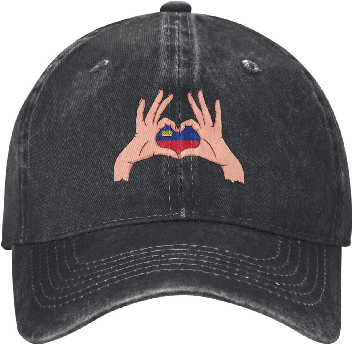 RTATBY Holding Love In Your Hands Flag Baseball Cap
