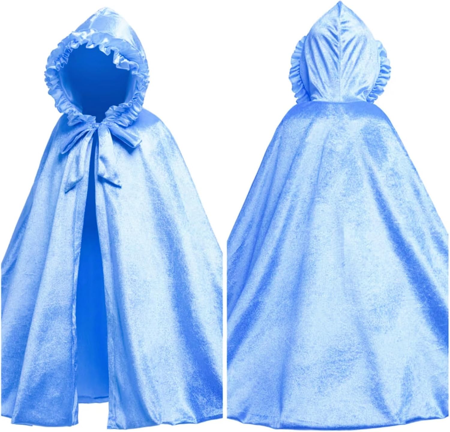 Princess Long Hooded Velocity Girls Halloween Costume Perfect for Dress-Ups