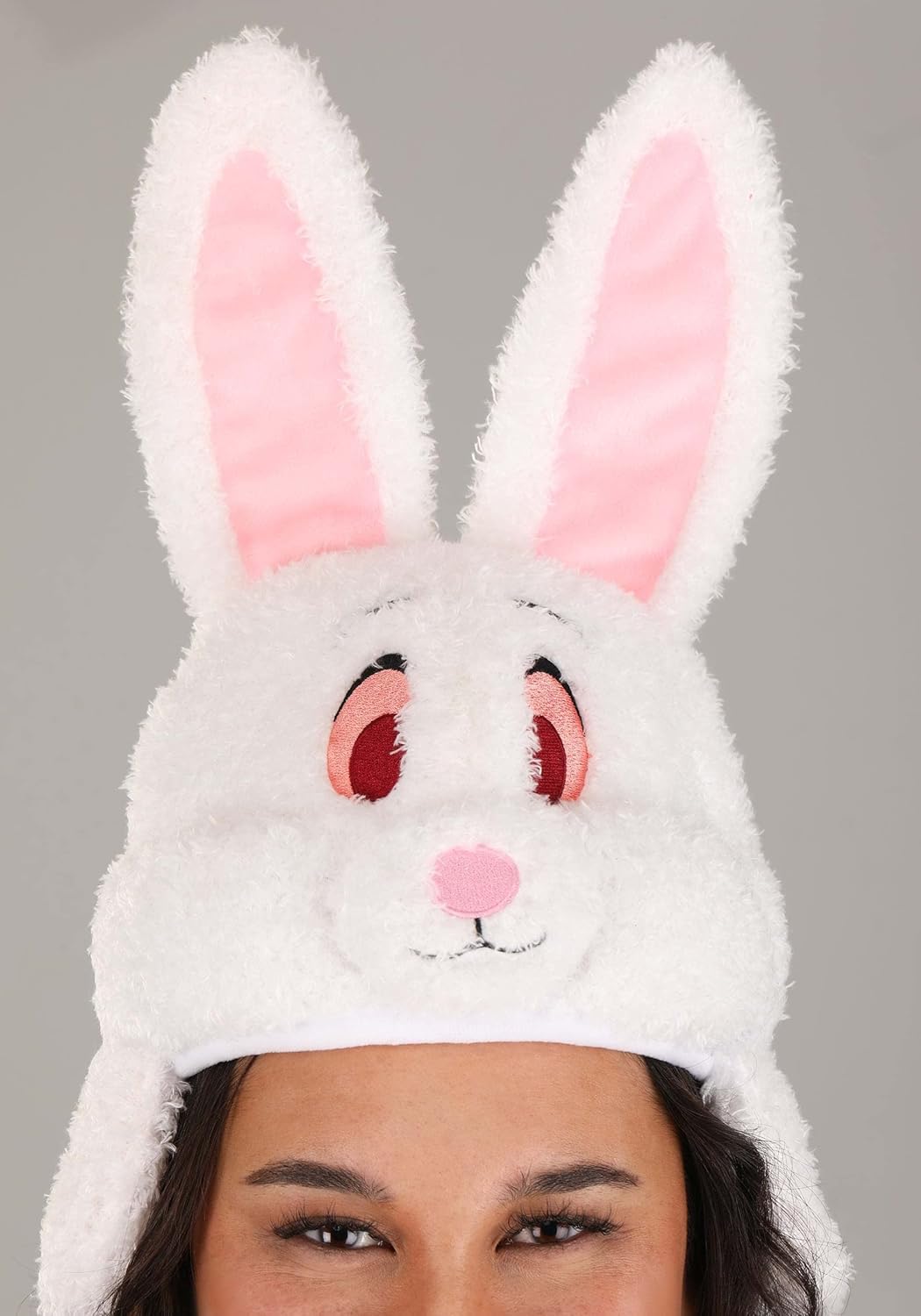 Plush Rabbit Costume Hat - Ears Adjustable