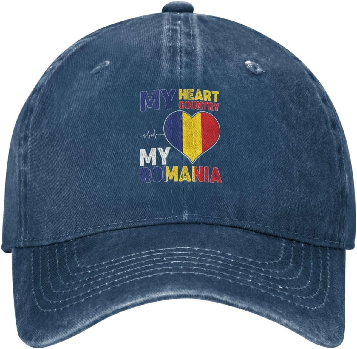 RTATBY My Heart My Country My Romania Baseball Cap