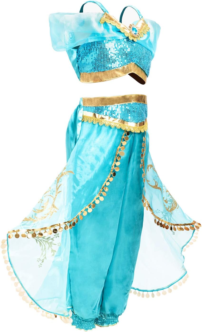 Funna Princess Costume for Girls Party Outfit