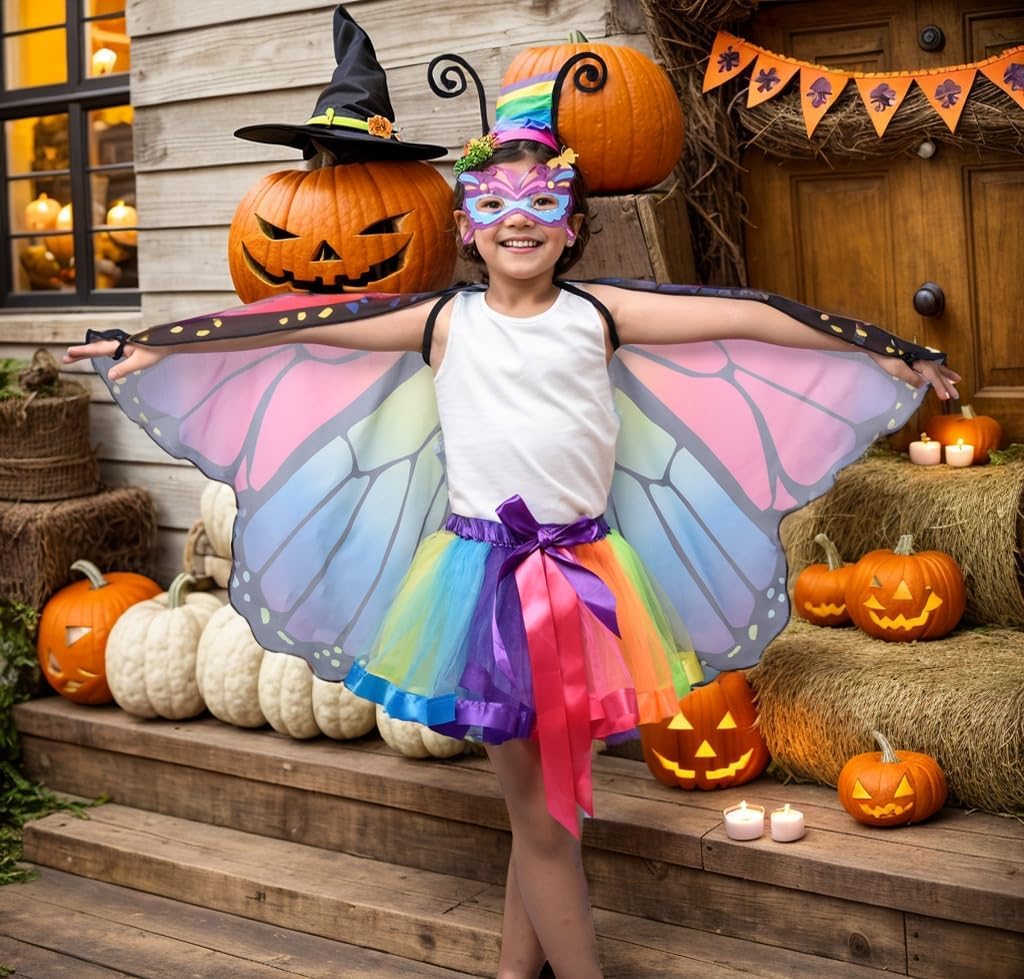 Aimeiar Butterfly Wings Costume for Girls