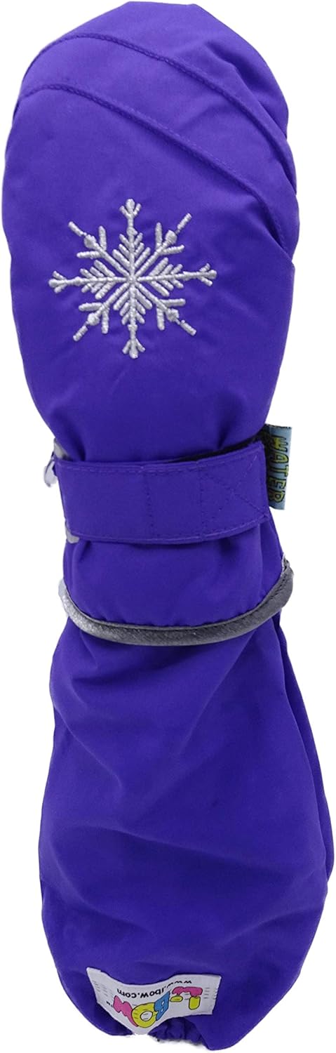 L-Bow Kids Snowflake Mittens
